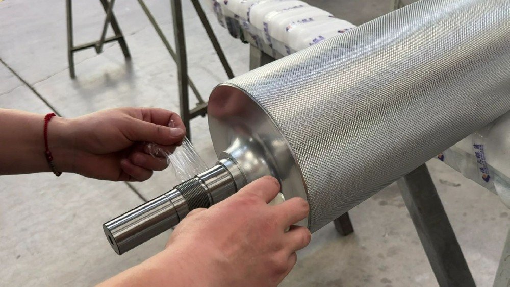 Gravure Coating Rollers for Textile Lamination Line in South Korea
